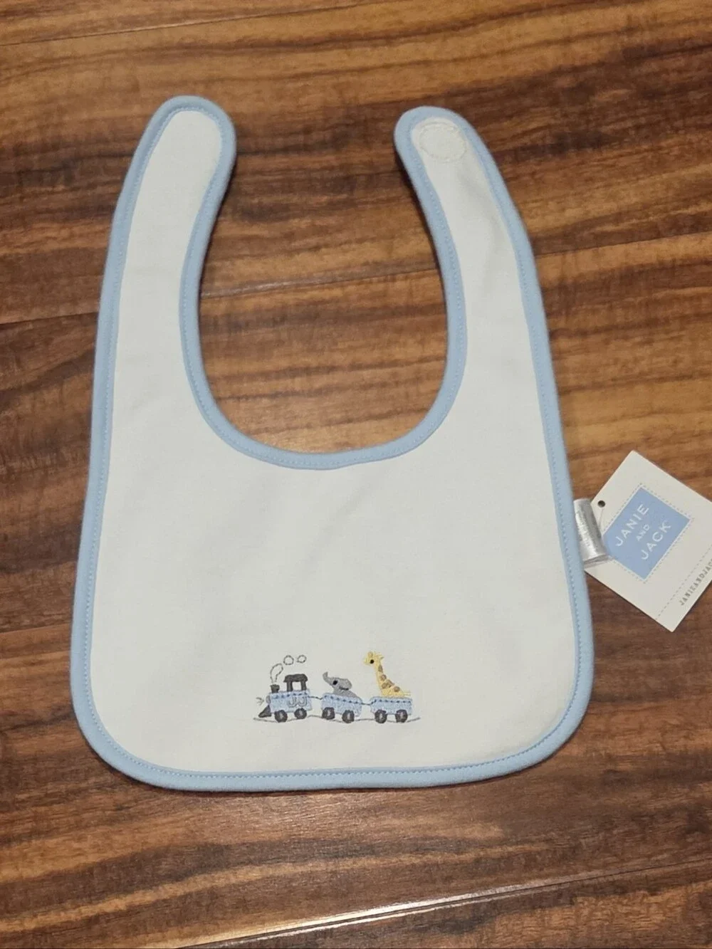 Janie and Jack NWT 3-6 Months Animal Socks and Reversible Bib